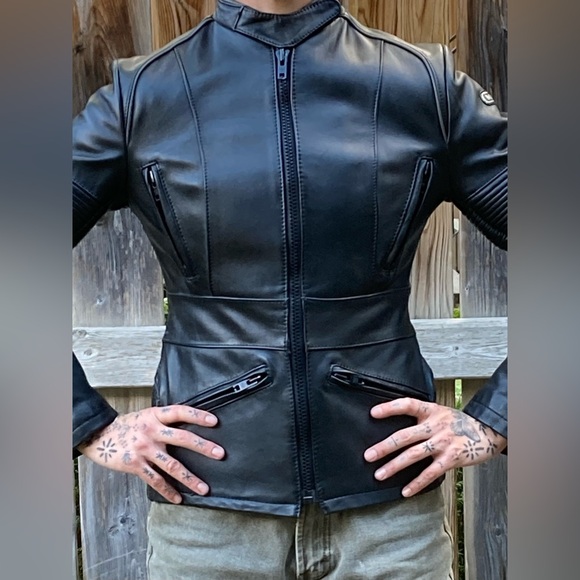 MAGNUM Women’s Motorcycle Jacket 1980 Vintage - Picture 7 of 10